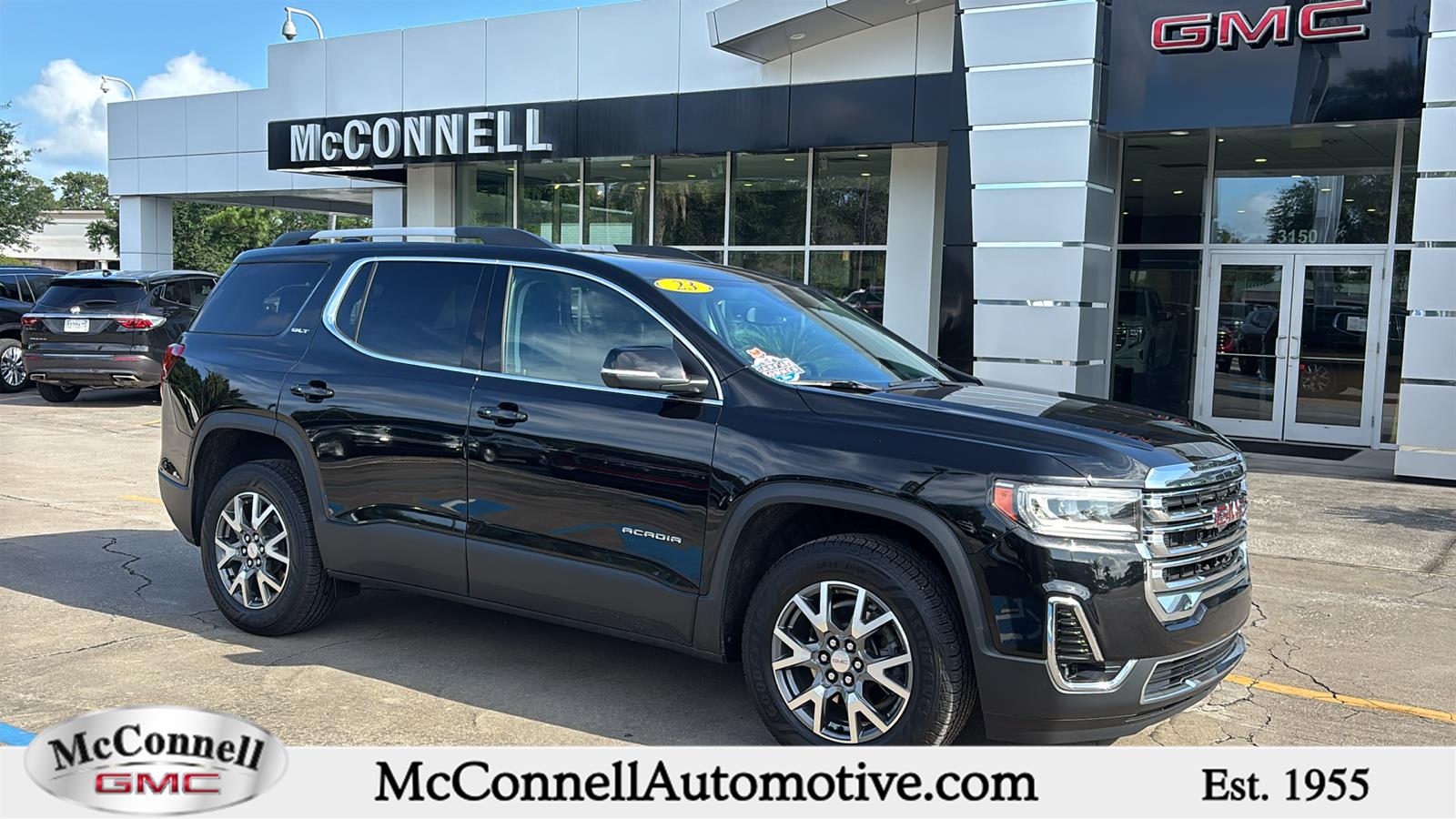 Black (Ebony Twilight Metallic) 2023 GMC Acadia SLT FWD SUV / Crossover Front-Wheel Drive 9-Speed Automatic