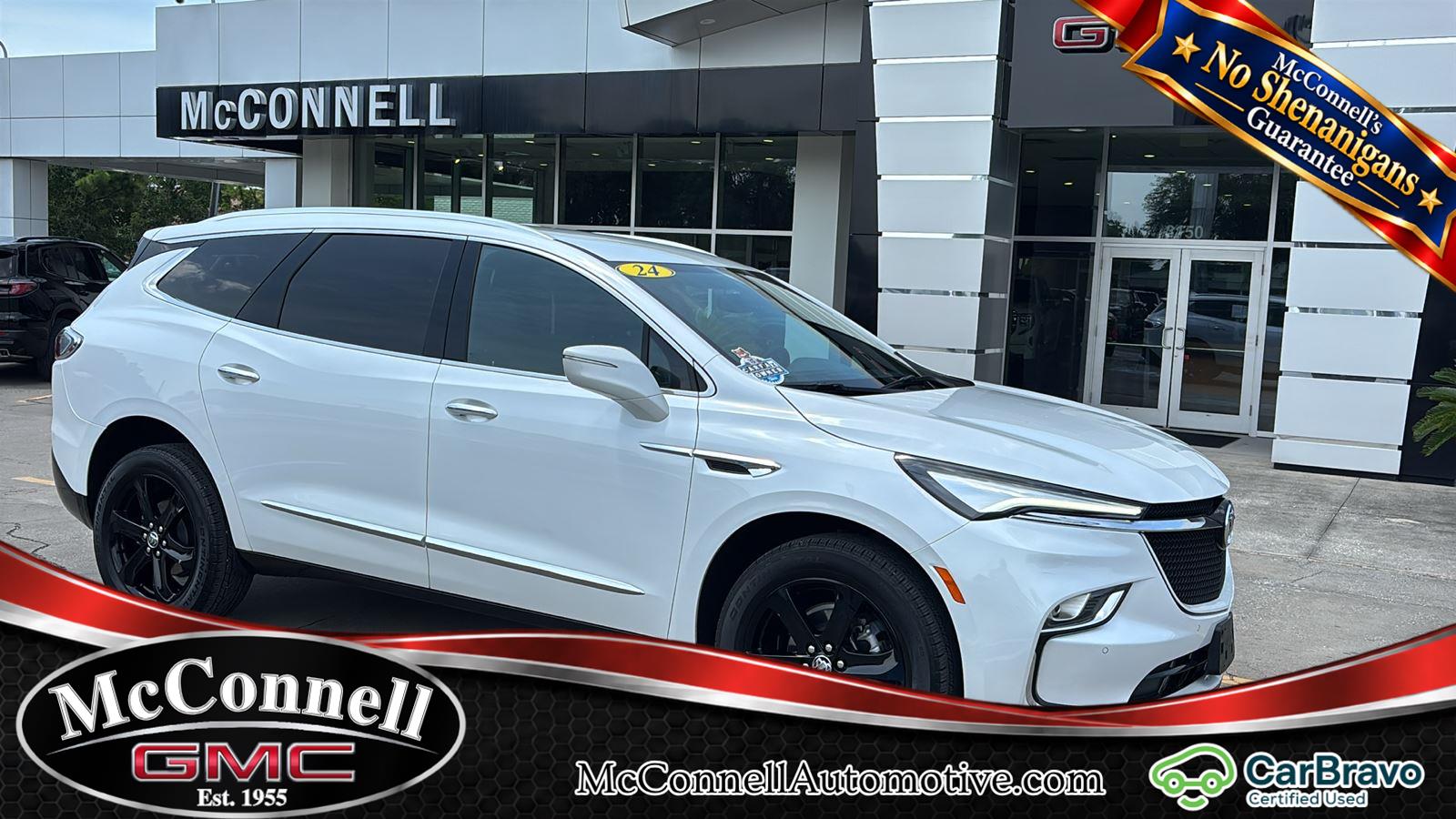 White Frost Tricoat 2024 Buick Enclave SUV / Crossover Four-Wheel Drive 9-Speed Automatic