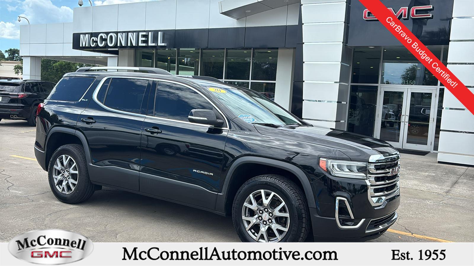 Black (Ebony Twilight Metallic) 2020 GMC Acadia SLT FWD SUV / Crossover Front-Wheel Drive 9-Speed Automatic