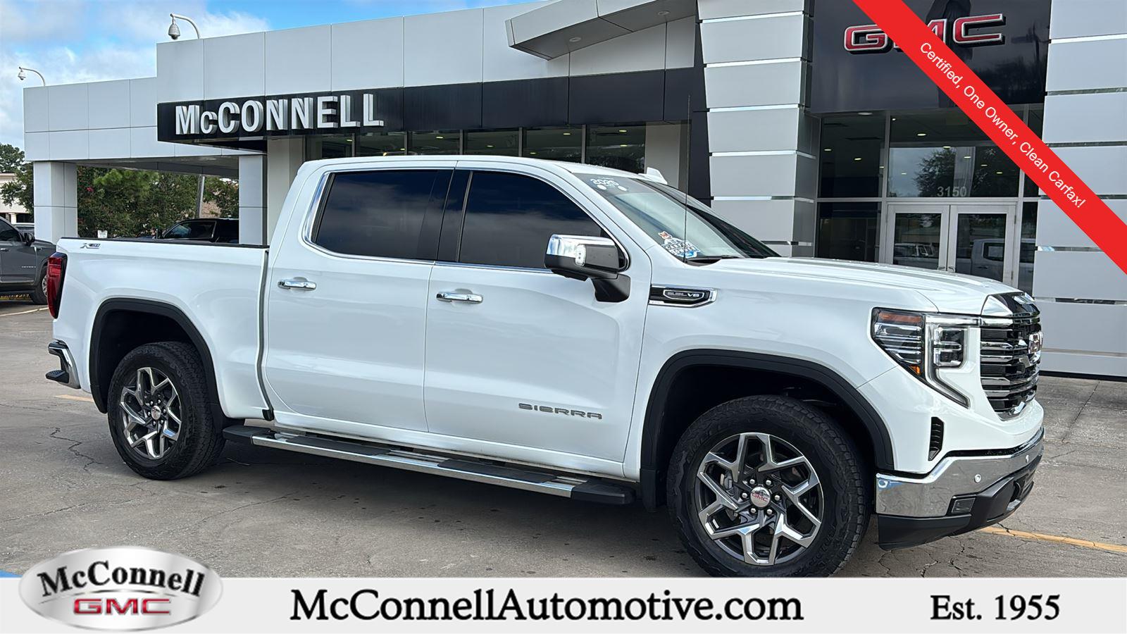 Summit White 2025 GMC Sierra 1500 Pickup Truck Four-Wheel Drive Automatic