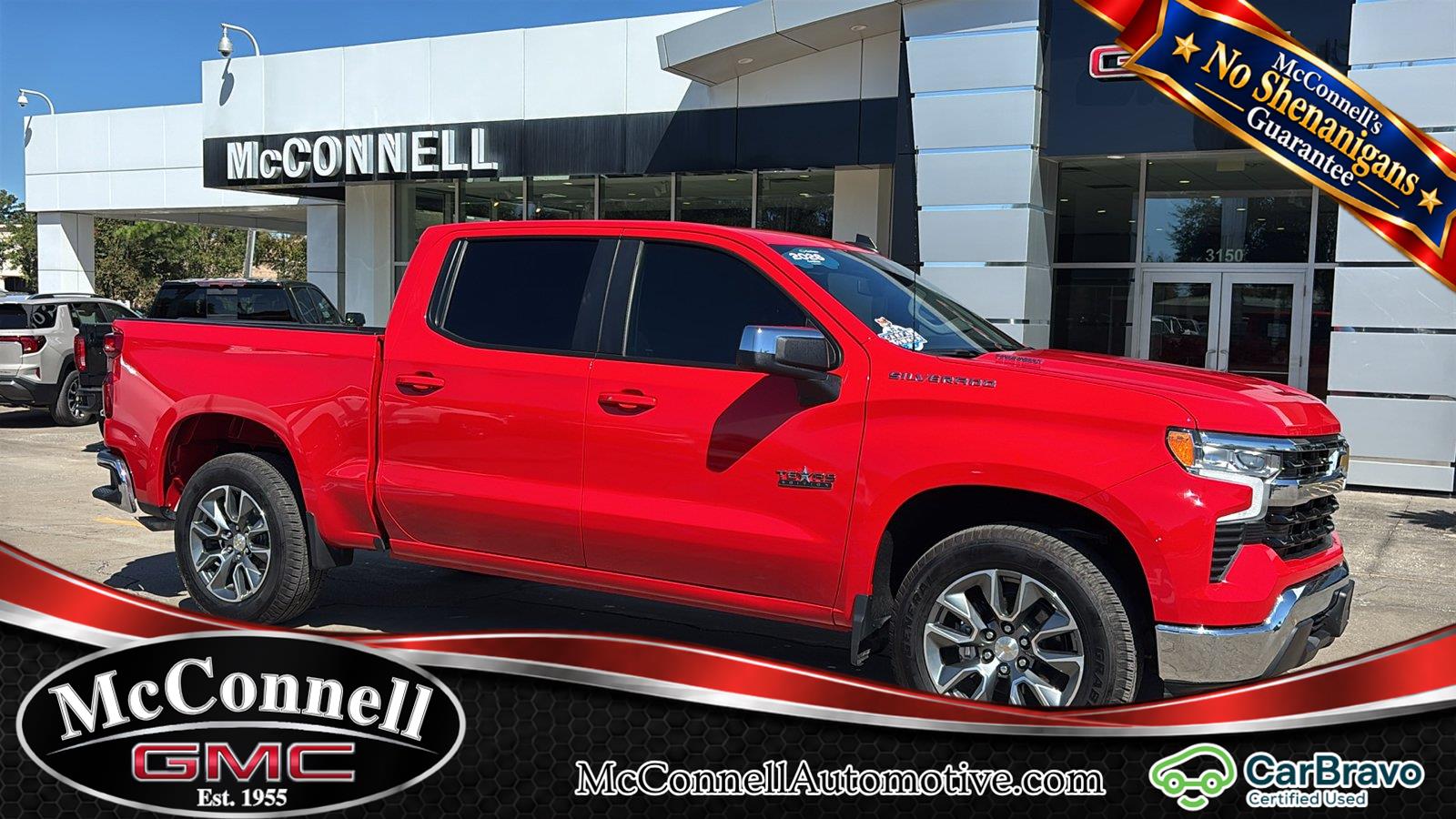 Red Hot 2026 Chevrolet Silverado 1500 Pickup Truck 4X2 8-Speed Automatic