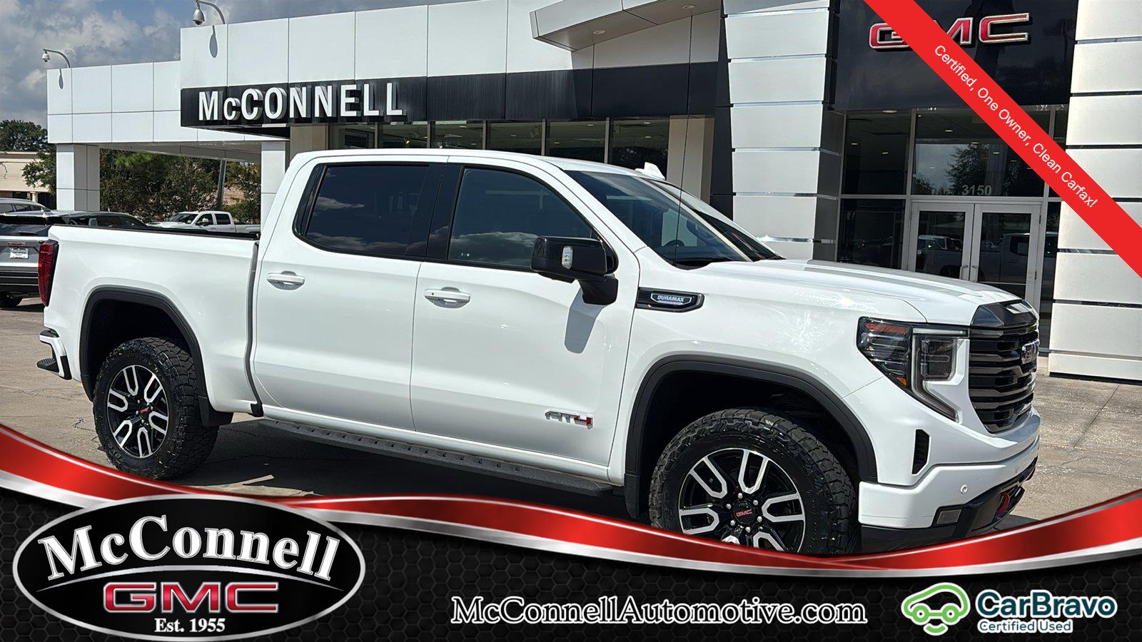Summit White 2023 GMC Sierra 1500 Pickup Truck Four-Wheel Drive Automatic
