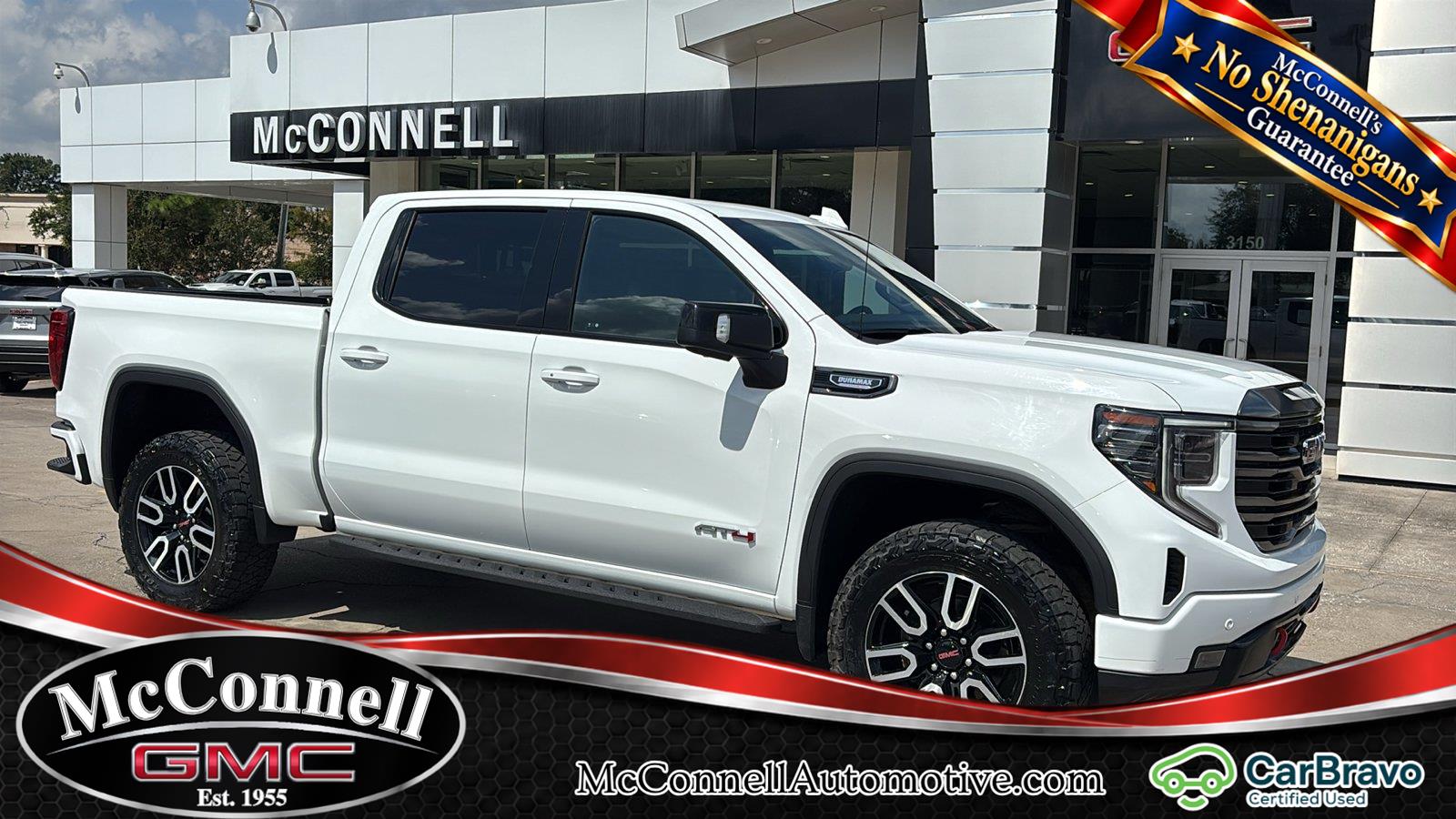Summit White 2023 GMC Sierra 1500 Pickup Truck Four-Wheel Drive Automatic