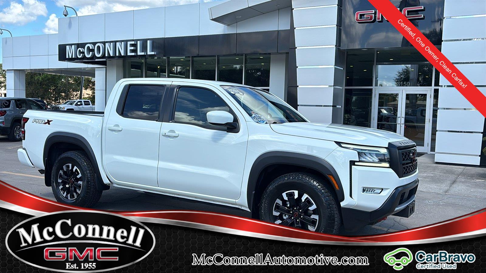 Glacier White 2024 Nissan Frontier Pickup Truck 4X2 Automatic