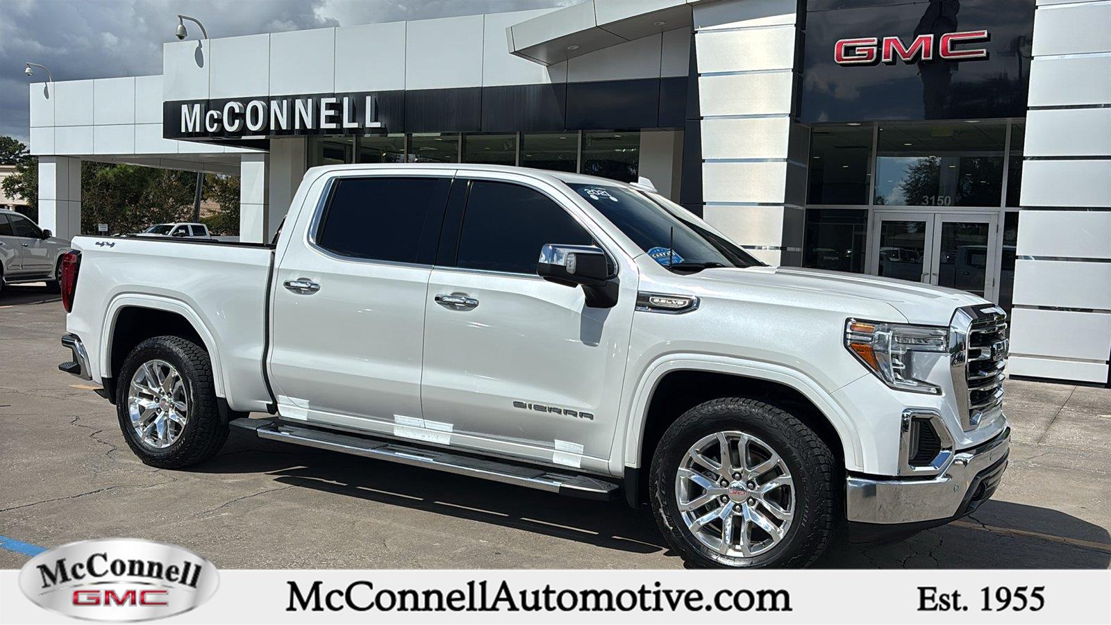 White Frost Tricoat 2021 GMC Sierra 1500 Pickup Truck Four-Wheel Drive 8-Speed Automatic