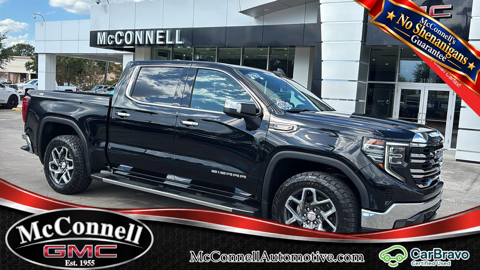 Onyx Black 2023 GMC Sierra 1500 Pickup Truck Four-Wheel Drive Automatic