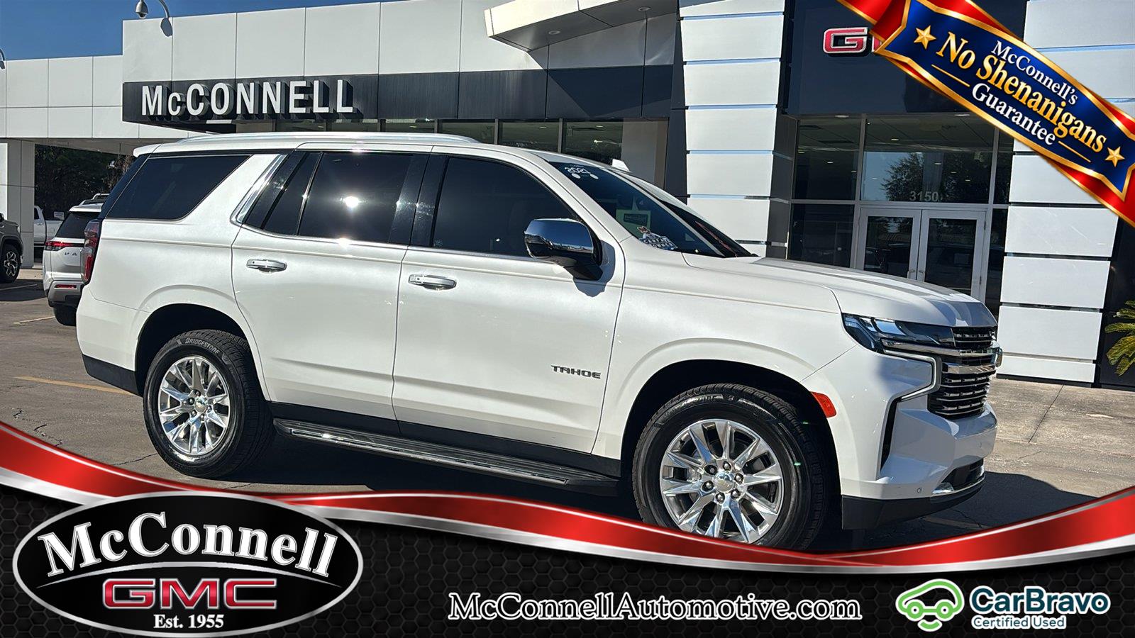 White (Iridescent Pearl Tricoat) 2021 Chevrolet Tahoe SUV / Crossover 4X2 Automatic