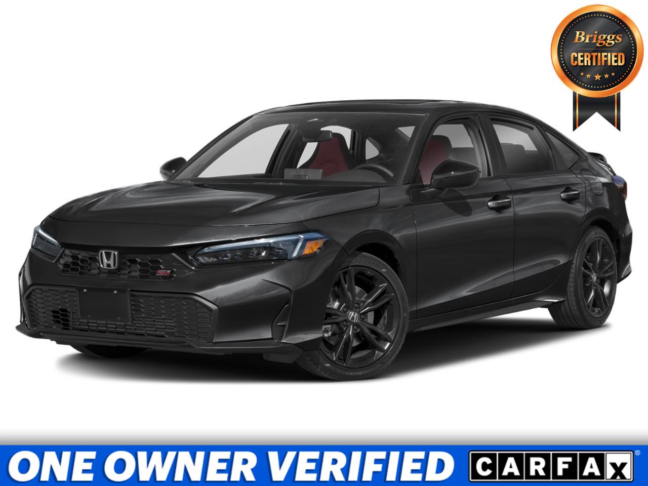 Crystal Black Pearl 2025 Honda Civic Sedan Front-Wheel Drive Manual