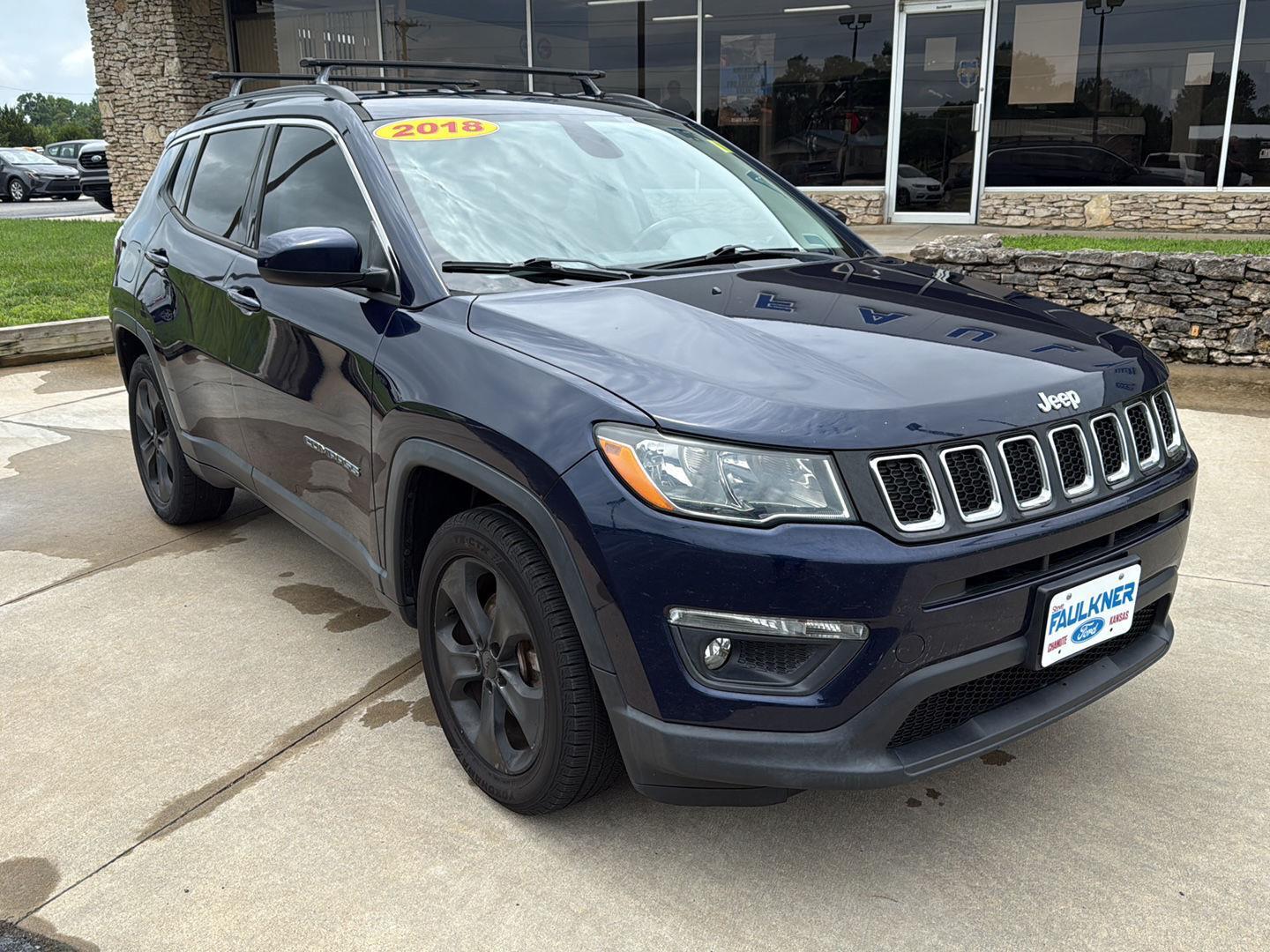 Jazz Blue Pearlcoat 2018 Jeep Compass SUV / Crossover Front-Wheel Drive 6-Speed Automatic