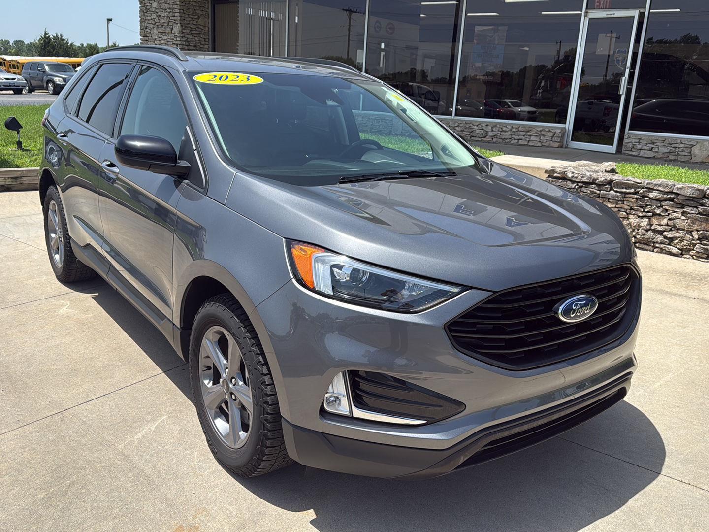 Carbonized Gray Metallic 2023 Ford Edge SUV / Crossover All-Wheel Drive 8-Speed Automatic