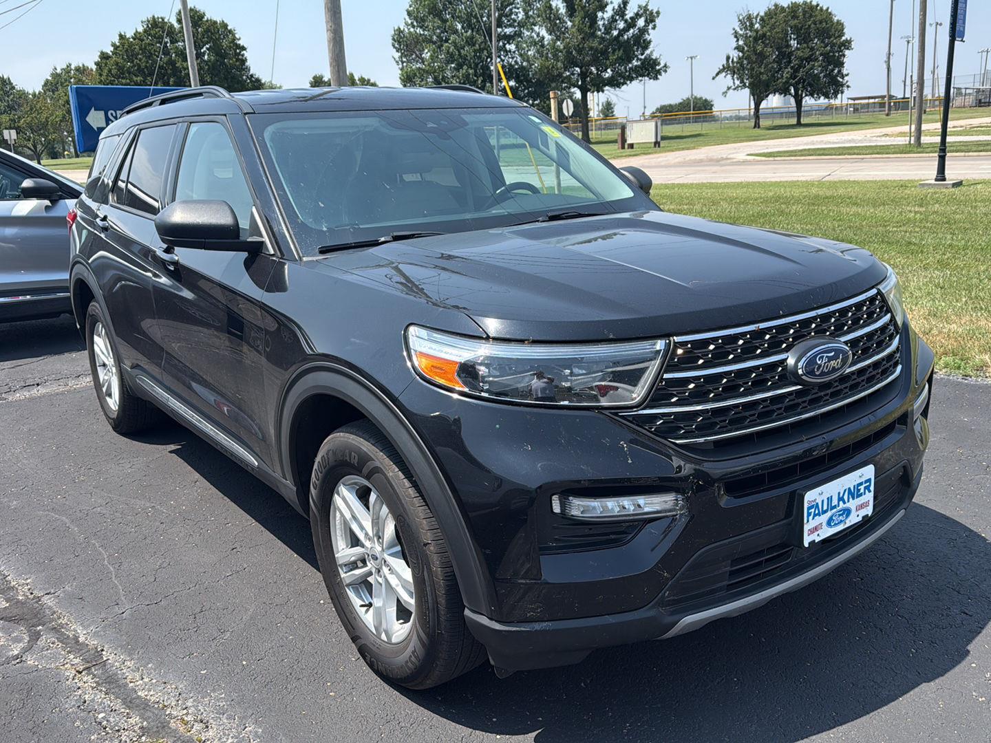 Agate Black Metallic 2023 Ford Explorer SUV / Crossover All-Wheel Drive 10-Speed Automatic