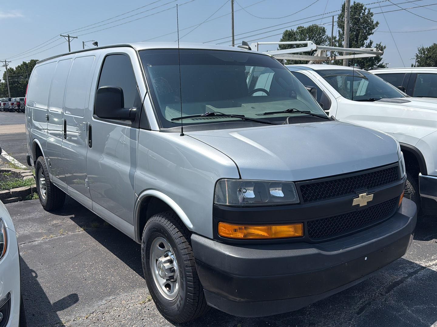 Silver Ice Metallic 2022 Chevrolet Express Cargo Van Rear-Wheel Drive 8-Speed Automatic