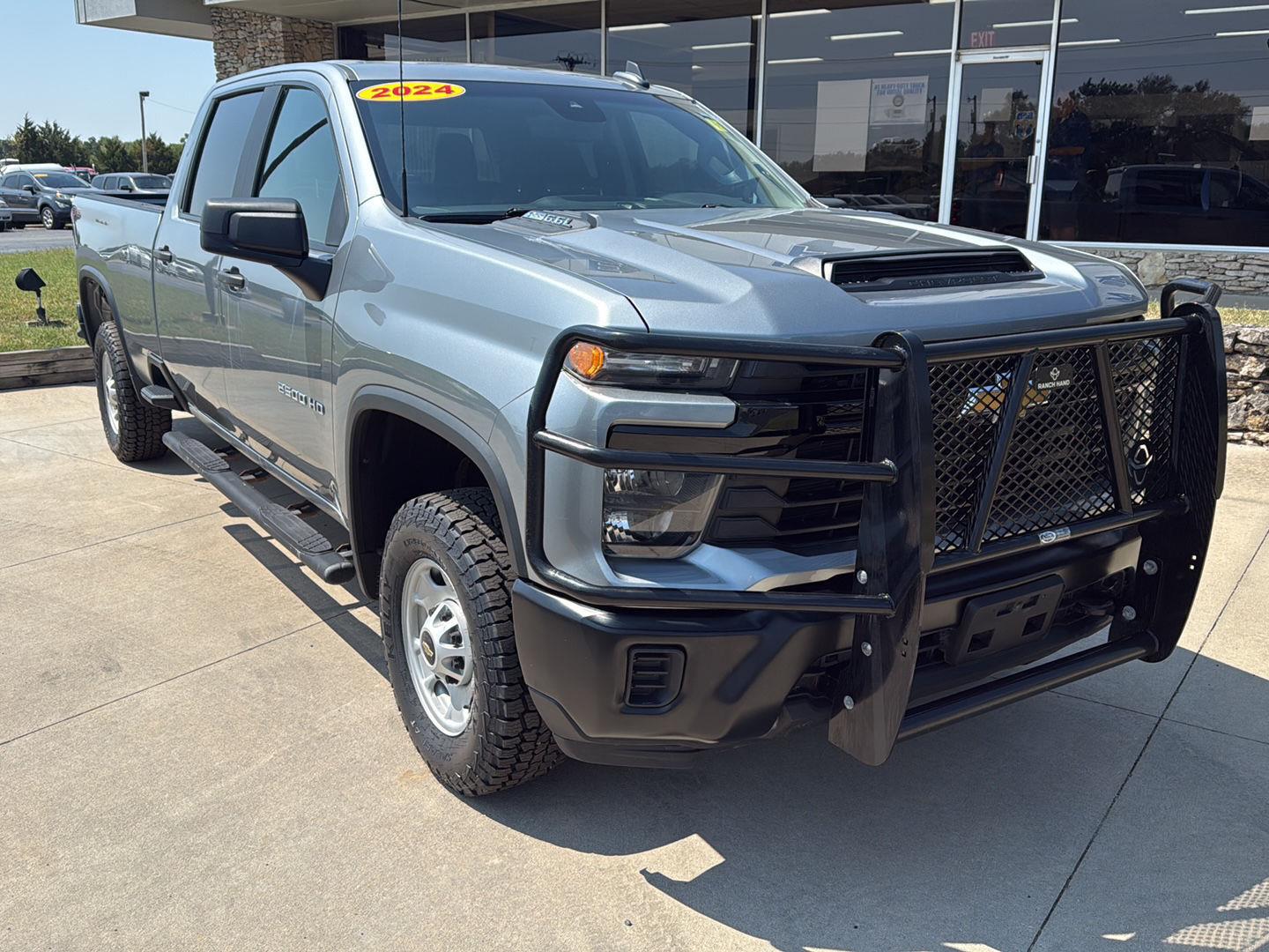 Sterling Gray Metallic 2024 Chevrolet Silverado 2500HD Pickup Truck Four-Wheel Drive 10-Speed Automatic