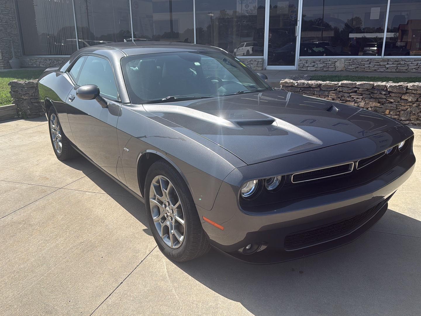 Gray (Granite Pearlcoat) 2017 Dodge Challenger Coupe All-Wheel Drive 8-Speed Automatic