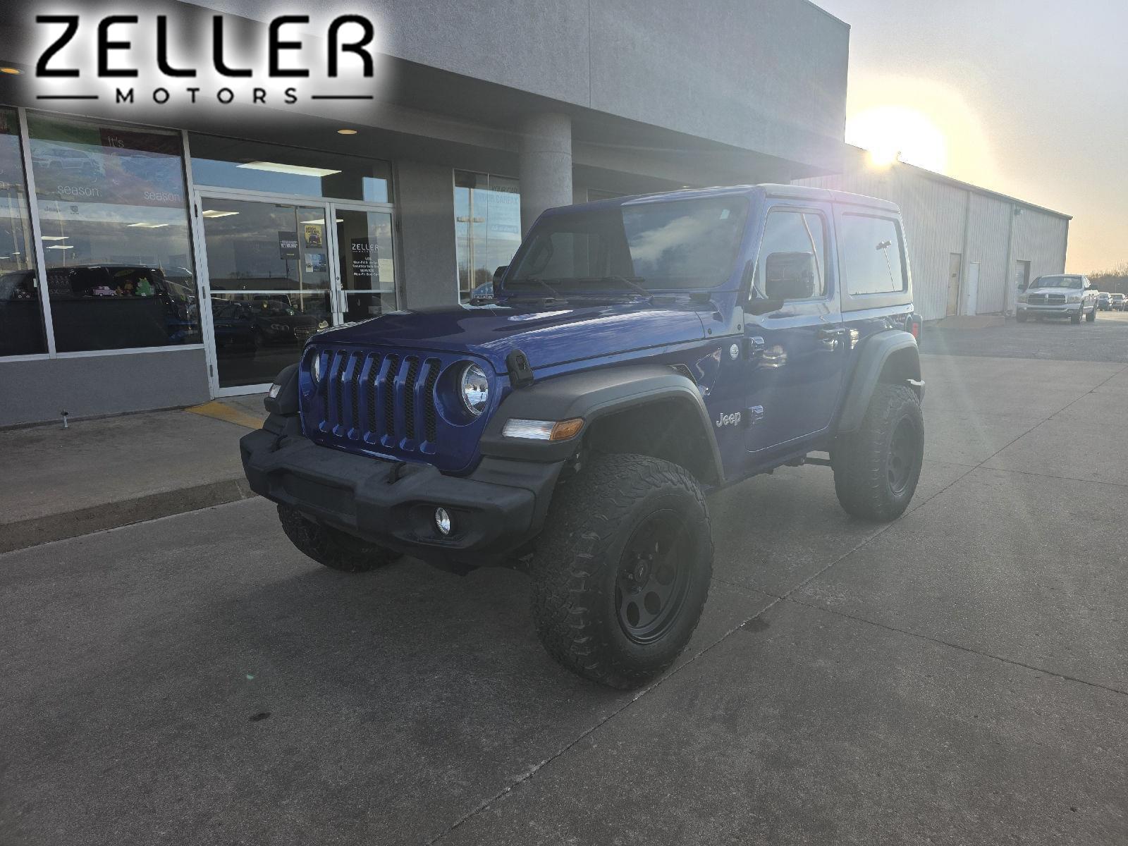 Ocean Blue Metallic Clearcoat 2019 Jeep Wrangler Sport 4WD SUV / Crossover Four-Wheel Drive Automatic
