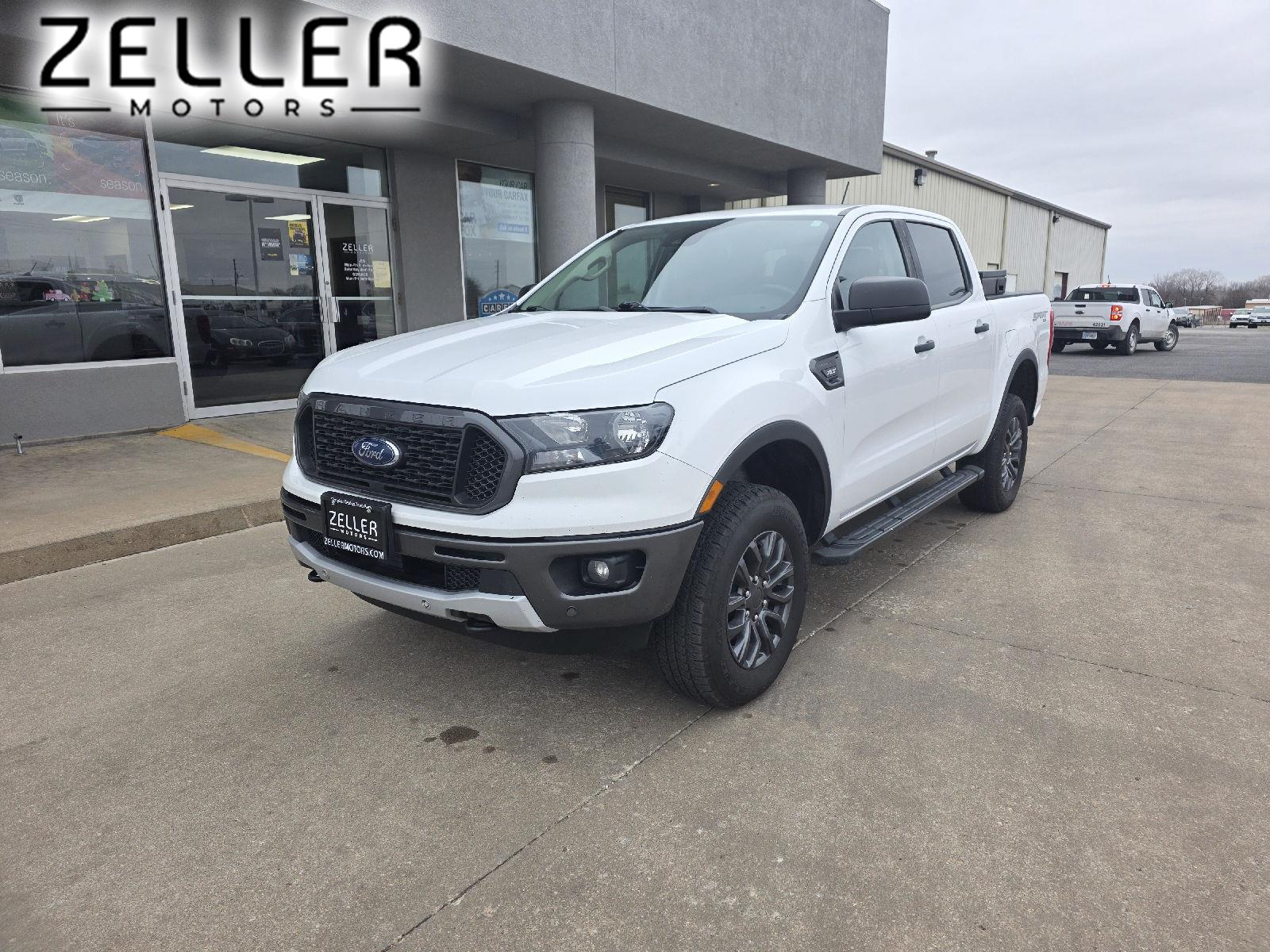 Oxford White 2022 Ford Ranger XLT SuperCrew 4WD Pickup Truck Four-Wheel Drive Automatic