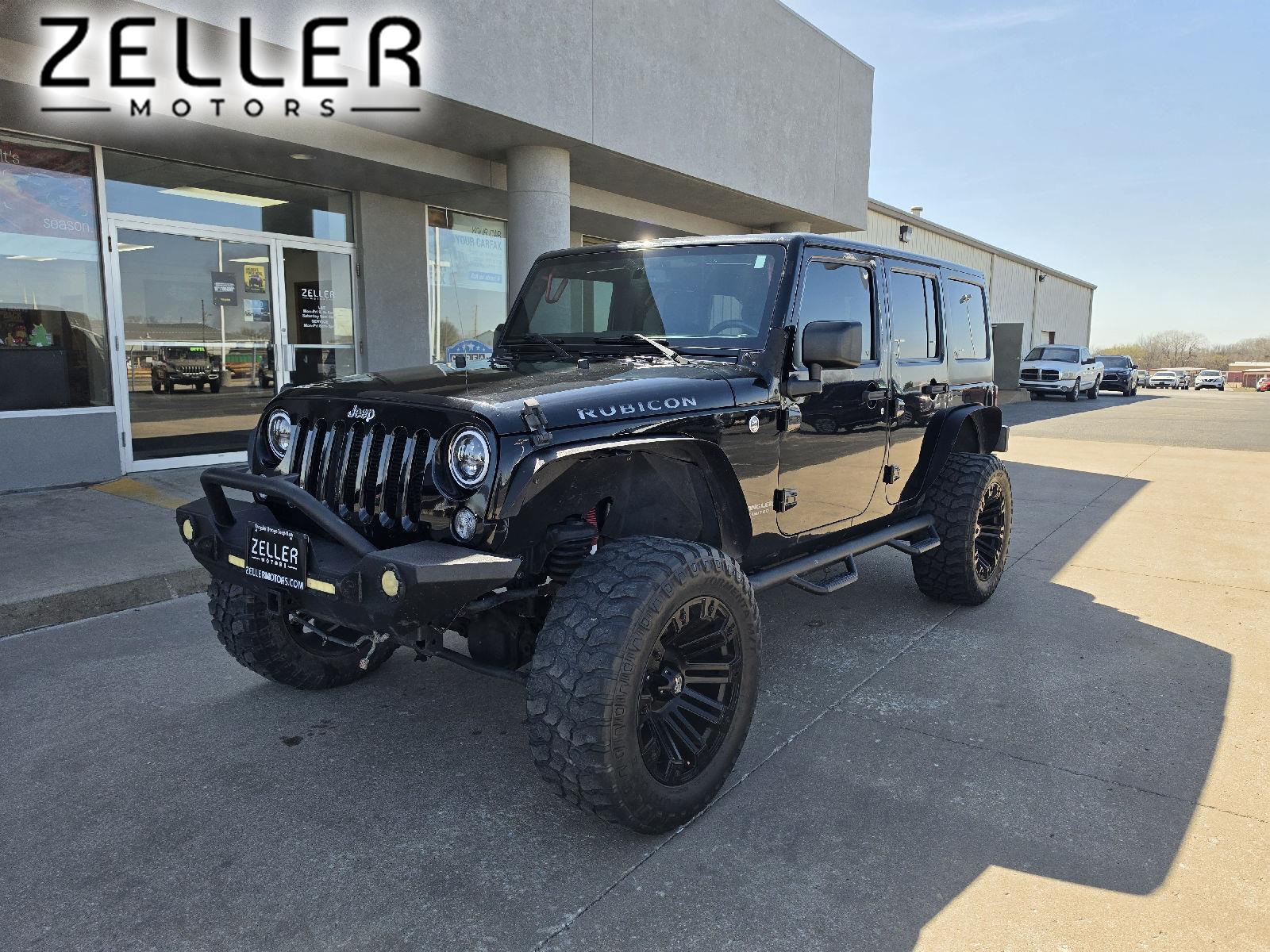 Black Clearcoat 2016 Jeep Wrangler Unlimited Rubicon 4WD SUV / Crossover Four-Wheel Drive 5-Speed Automatic