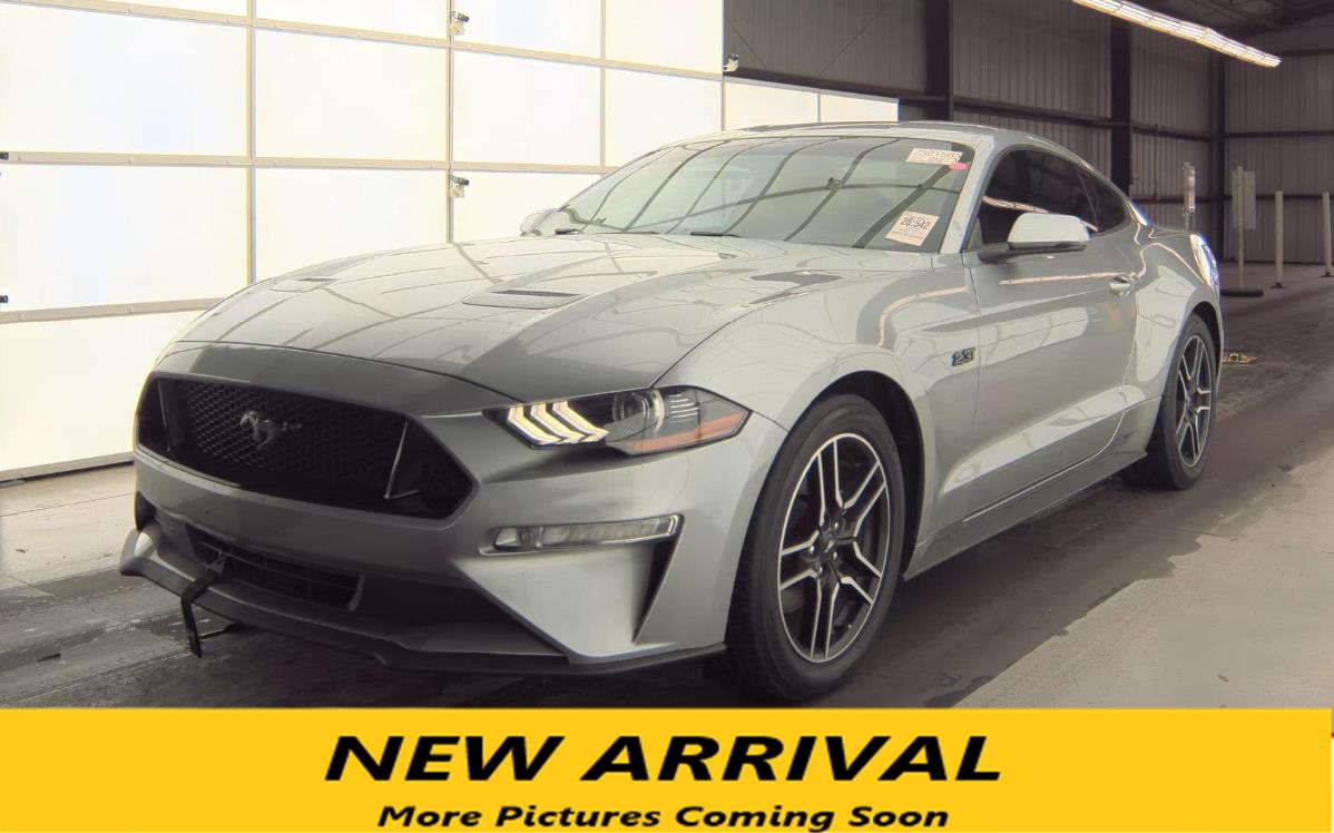 Iconic Silver Metallic 2020 Ford Mustang EcoBoost Premium Coupe RWD Coupe Rear-Wheel Drive Automatic