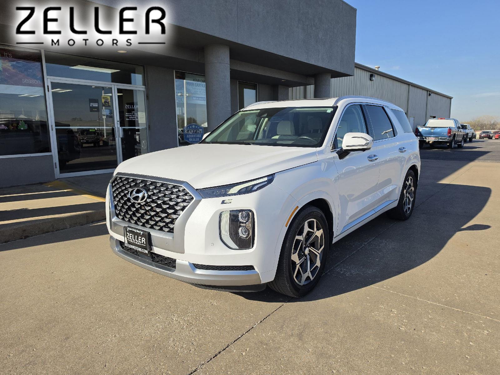 Hyper White 2021 Hyundai Palisade Calligraphy AWD SUV / Crossover All-Wheel Drive Automatic