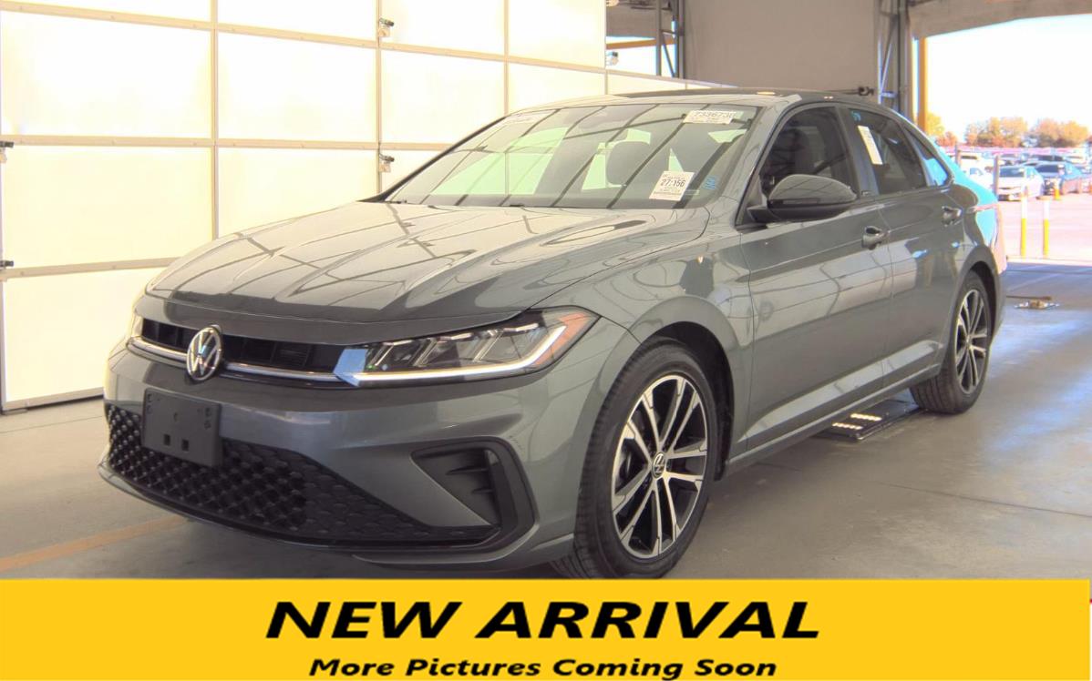 Gray 2025 Volkswagen Jetta Sport FWD Sedan Front-Wheel Drive Automatic