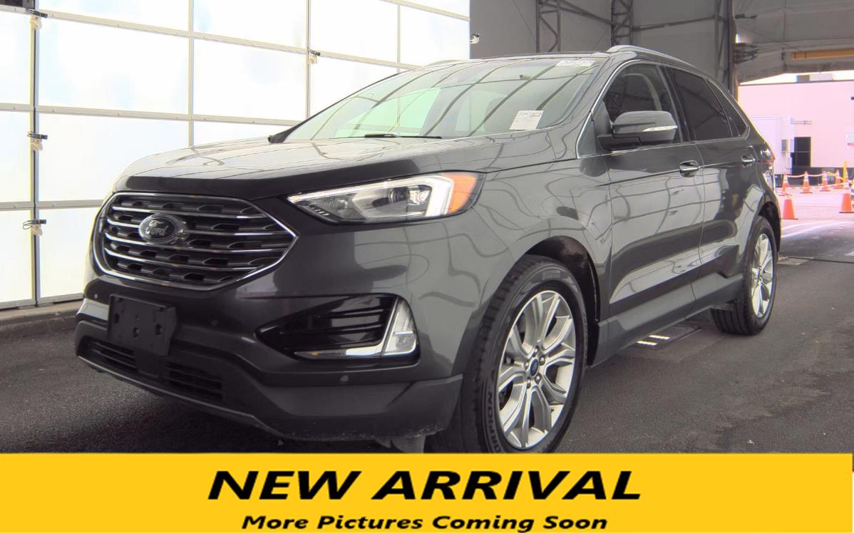 Gray (Magnetic Metallic) 2020 Ford Edge Titanium AWD SUV / Crossover All-Wheel Drive 8-Speed Automatic