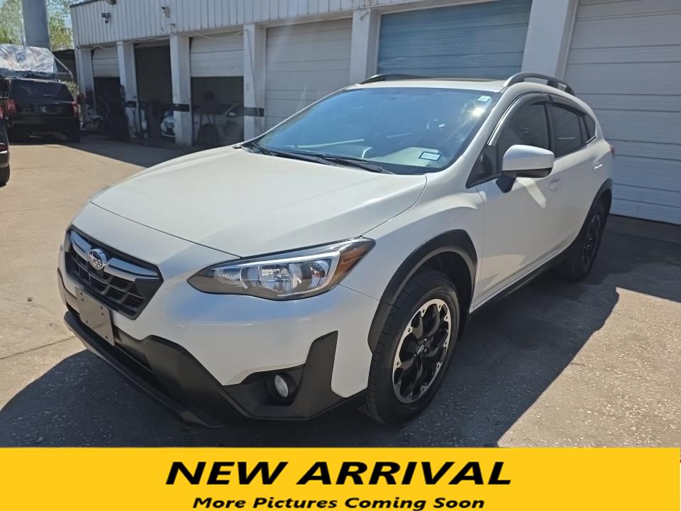 Crystal White Pearl 2022 Subaru Crosstrek Premium AWD SUV / Crossover All-Wheel Drive Continuously Variable Transmission