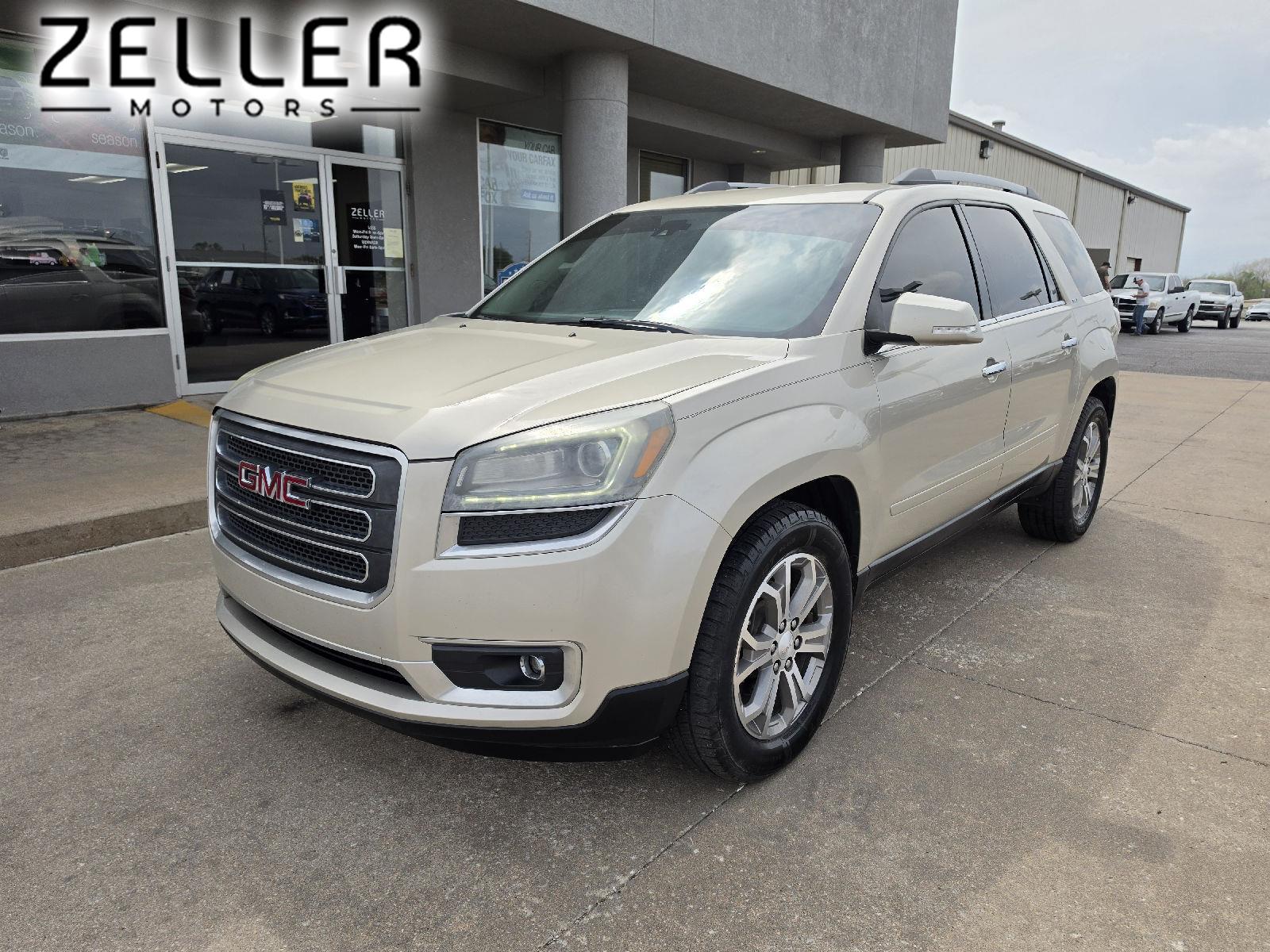 Champagne Silver Metallic 2015 GMC Acadia SLT-1 FWD SUV / Crossover Front-Wheel Drive 6-Speed Automatic