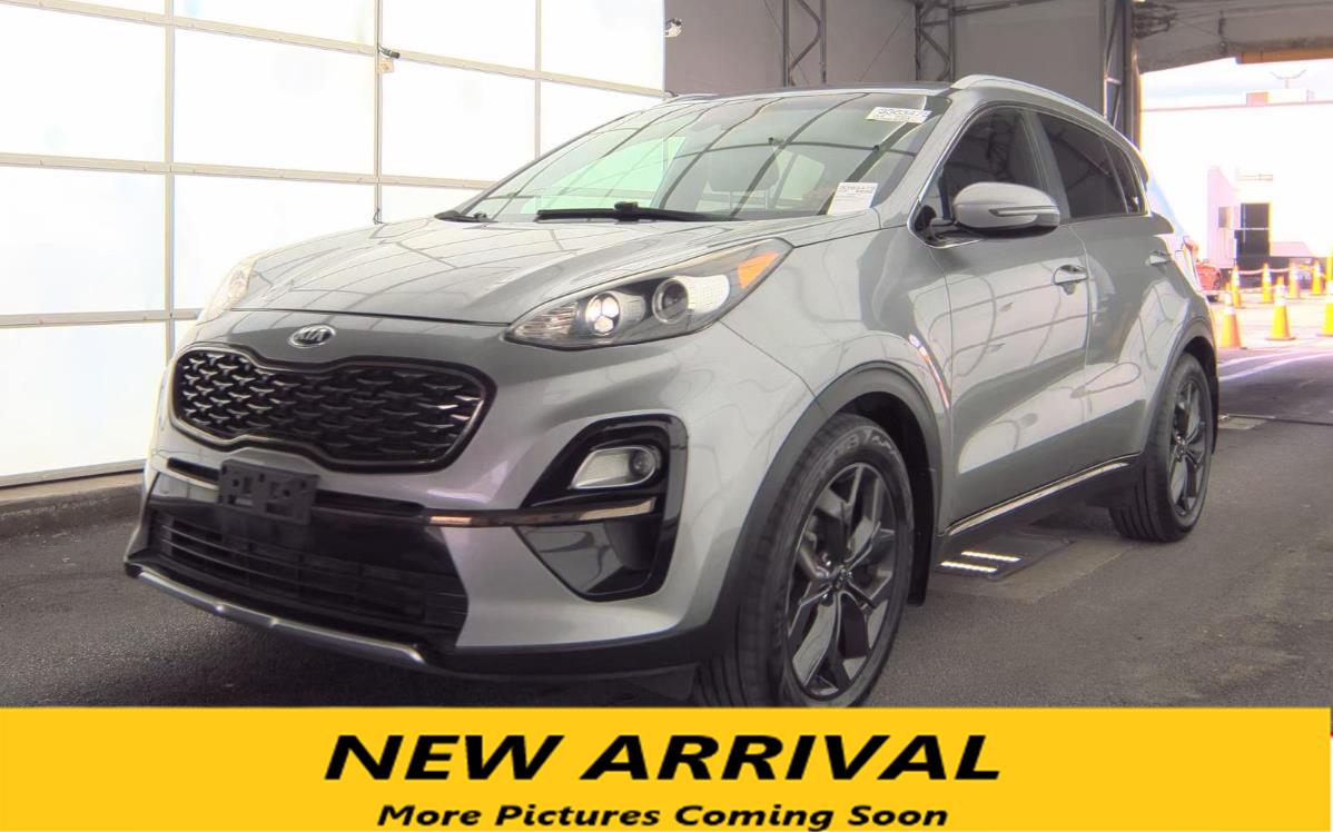Steel Gray 2020 Kia Sportage S FWD SUV / Crossover Front-Wheel Drive Automatic