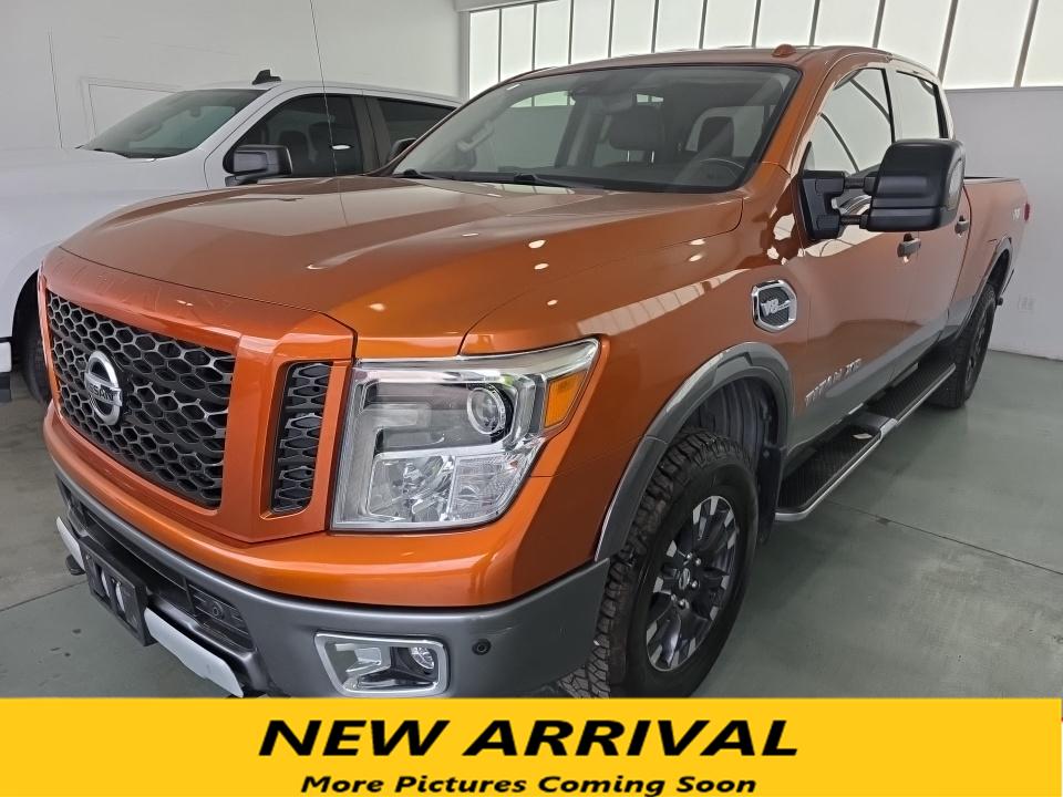 MOAB Sunset Metallic 2019 Nissan Titan XD PRO-4X Crew Cab 4WD Pickup Truck Four-Wheel Drive Automatic