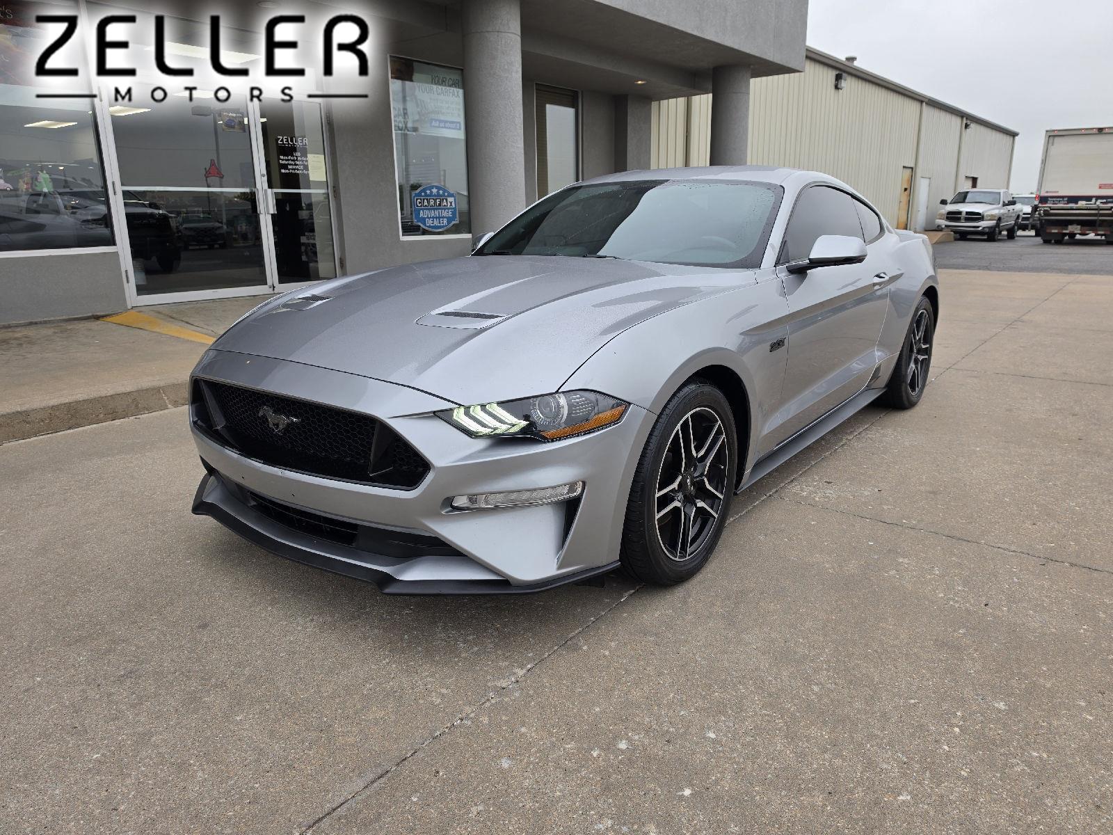 Iconic Silver Metallic 2020 Ford Mustang EcoBoost Premium Coupe RWD Coupe Rear-Wheel Drive Automatic