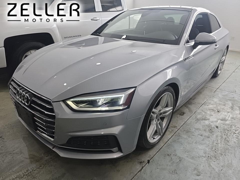 Florett Silver Metallic 2019 Audi A5 quattro Premium Plus 45 TFSI Coupe Coupe All-Wheel Drive Automatic