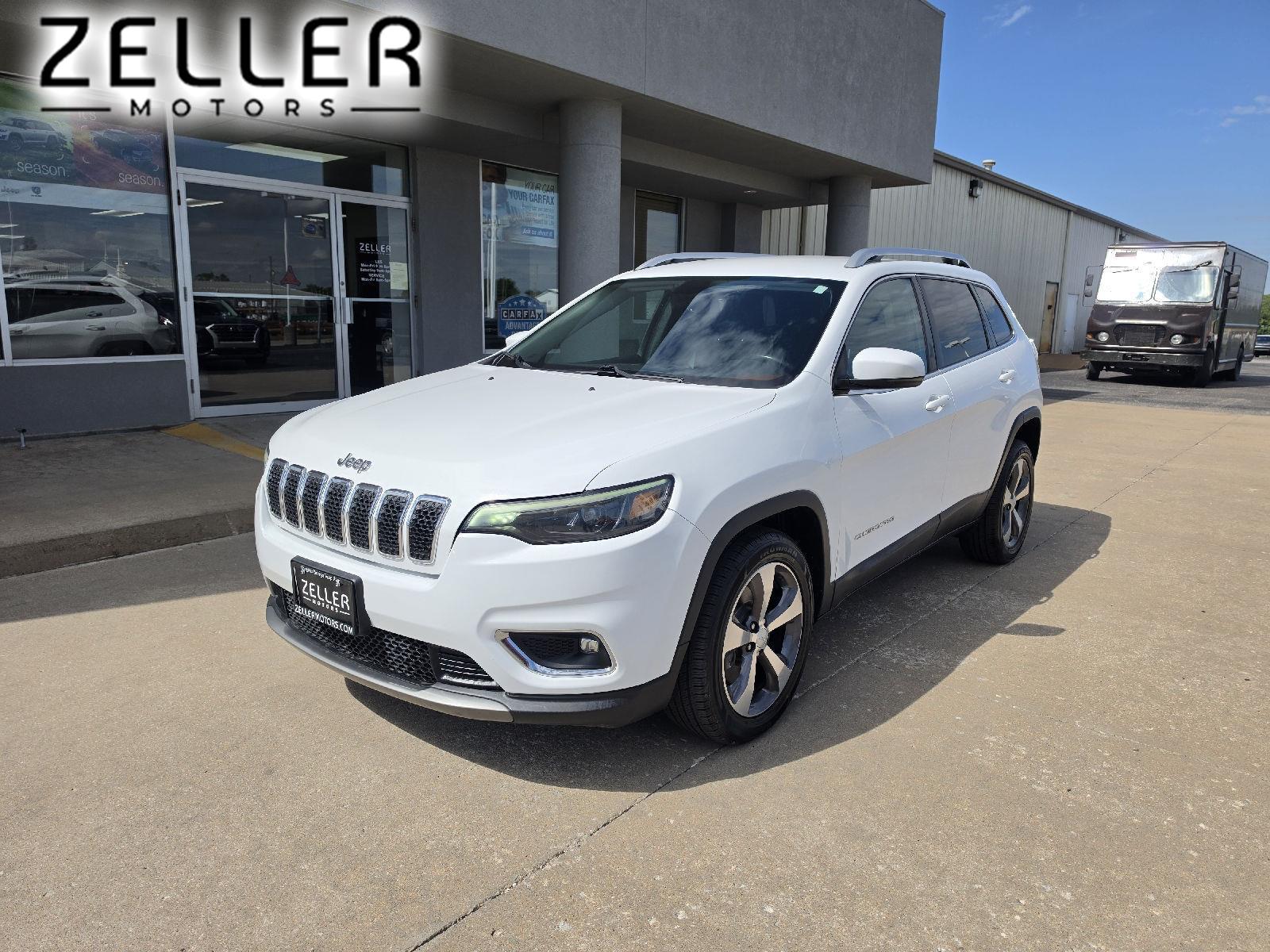 Bright White Clearcoat 2020 Jeep Cherokee Limited FWD SUV / Crossover Front-Wheel Drive 9-Speed Automatic