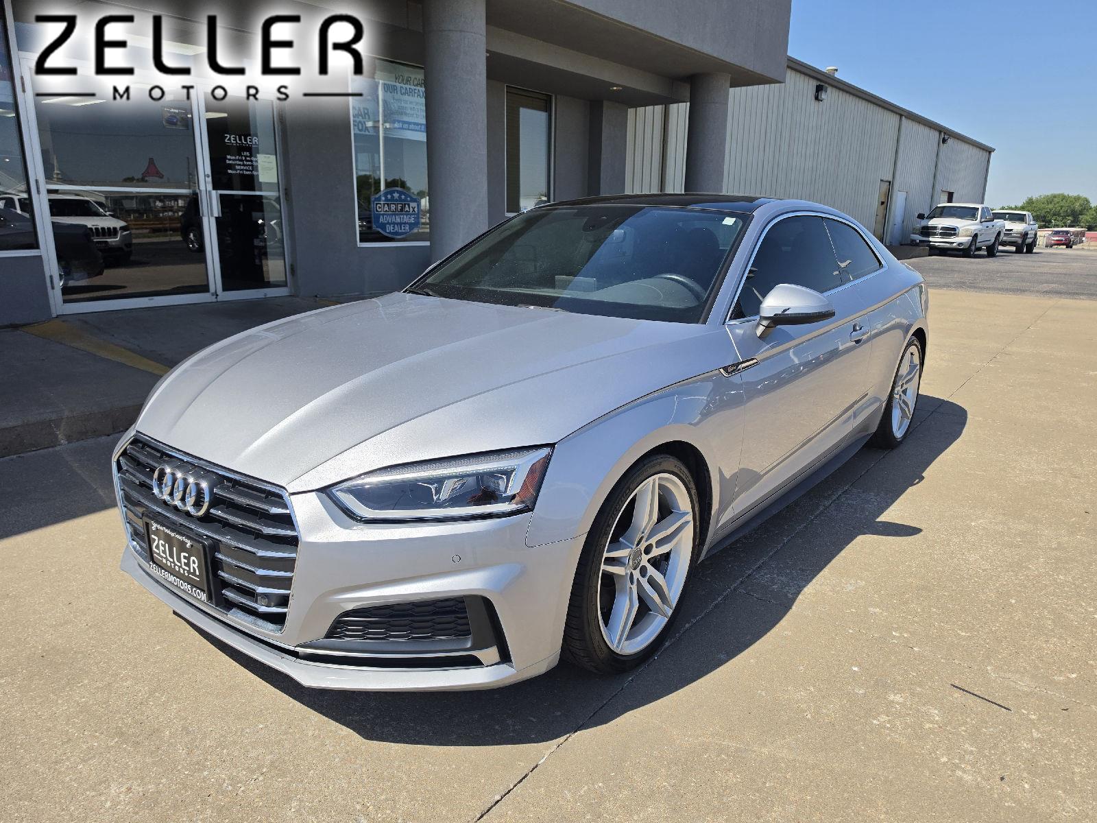 Florett Silver Metallic 2019 Audi A5 quattro Premium Plus 45 TFSI Coupe Coupe All-Wheel Drive Automatic