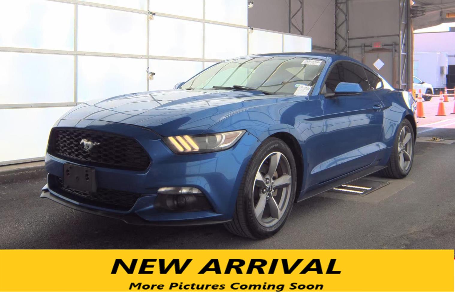 Lightning Blue Metallic 2017 Ford Mustang EcoBoost Coupe RWD Coupe Rear-Wheel Drive 6-Speed Manual