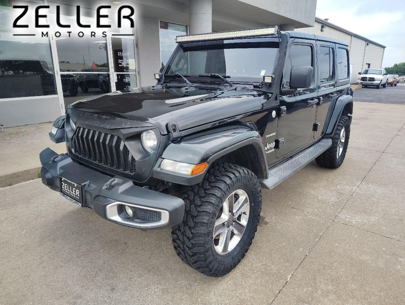 Black Clearcoat 2019 Jeep Wrangler Unlimited Sahara 4WD SUV / Crossover Four-Wheel Drive 8-Speed Automatic