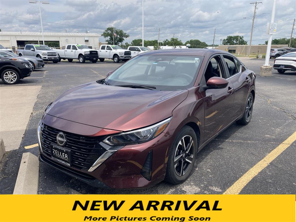 Rosewood Metallic 2024 Nissan Sentra SV FWD Sedan Front-Wheel Drive Continuously Variable Transmission