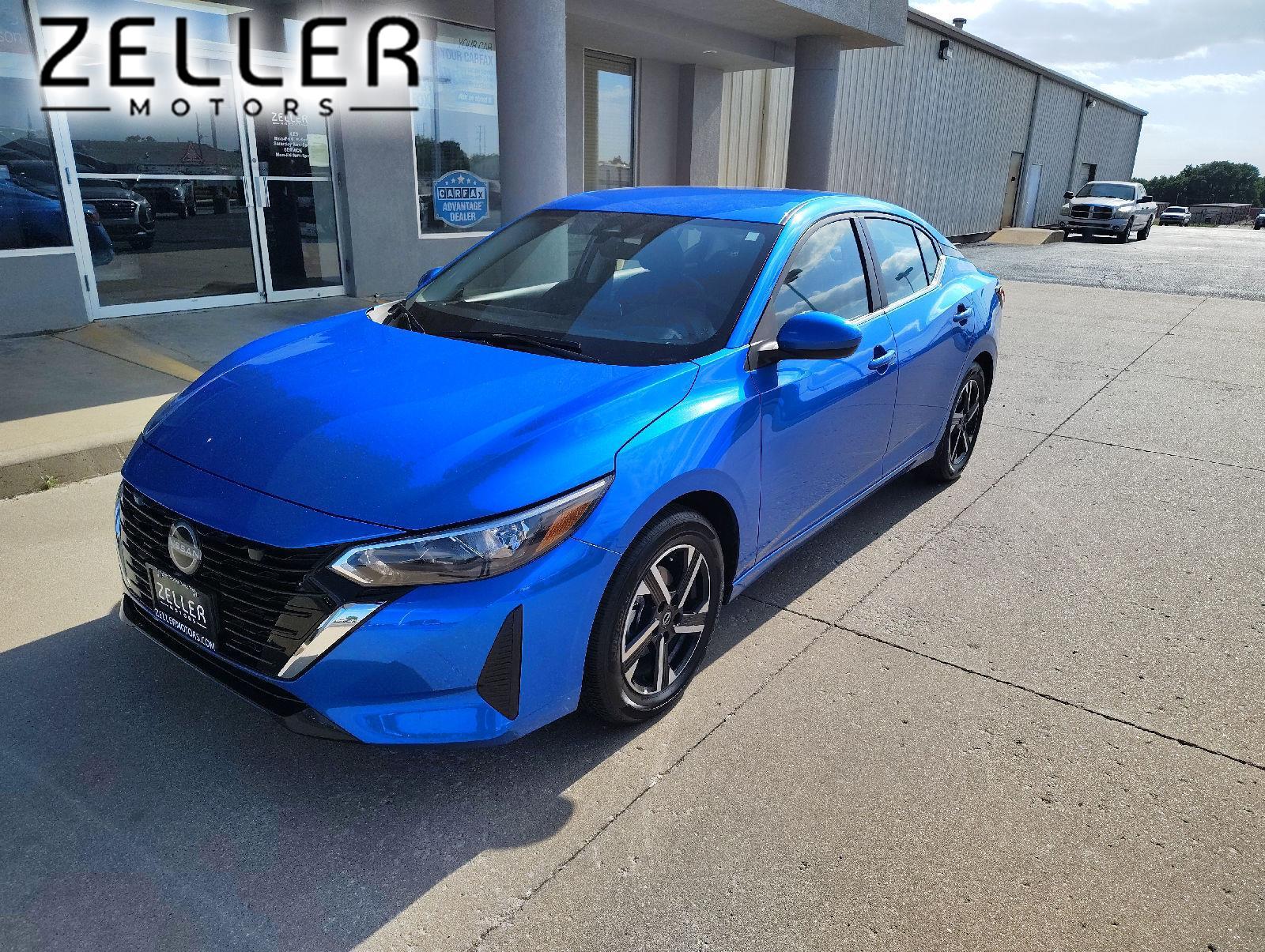Electric Blue Metallic 2025 Nissan Sentra SV FWD Sedan Front-Wheel Drive Continuously Variable Transmission