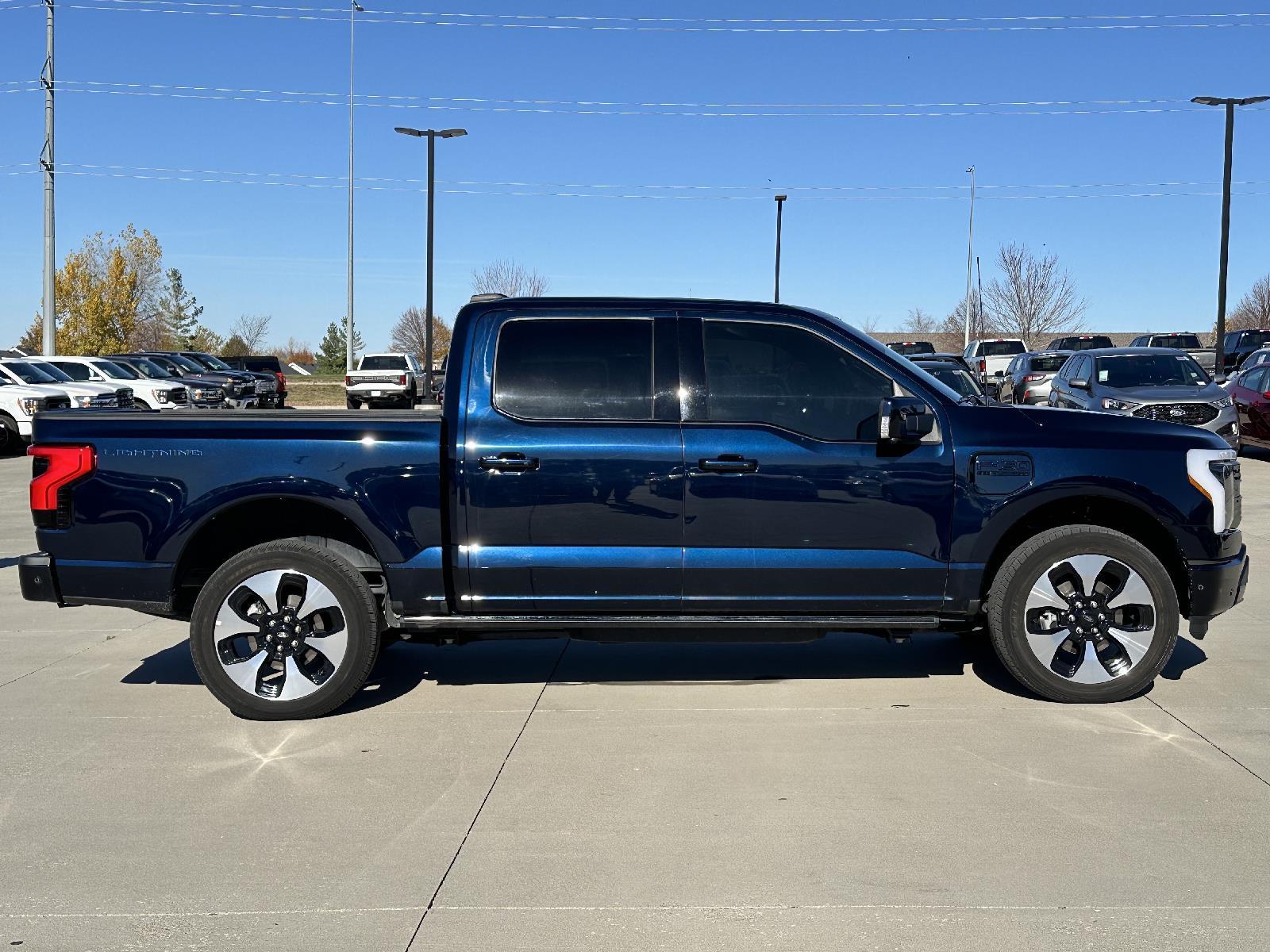 Used 2023 Ford F-150 Lightning Platinum Crew Cab Truck for sale in Lincoln NE