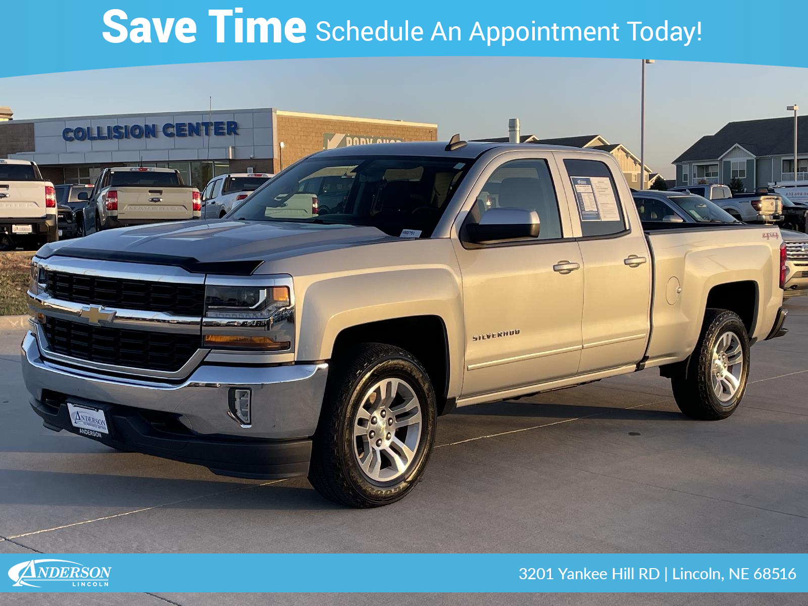 Used 2017 Chevrolet Silverado 1500 LT Double Cab Truck for sale in Lincoln NE