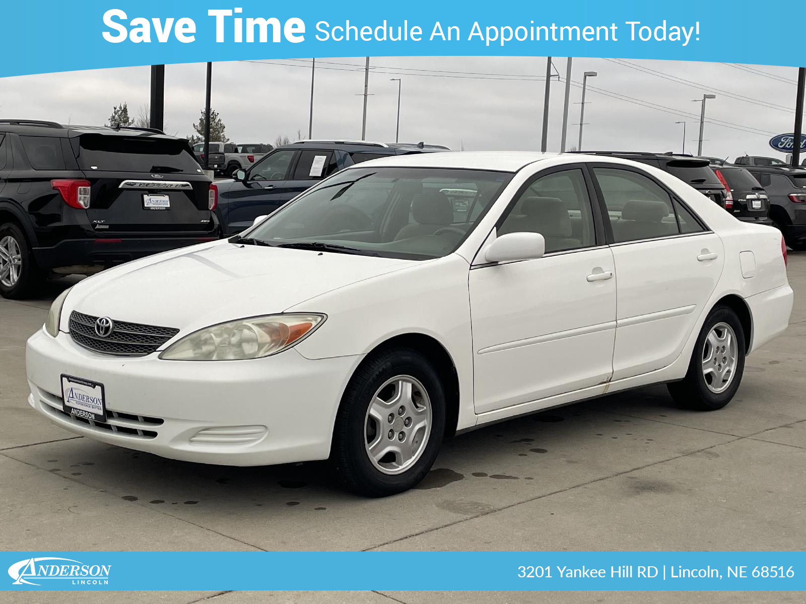 Used 2002 Toyota Camry LE Stock: 4002333A