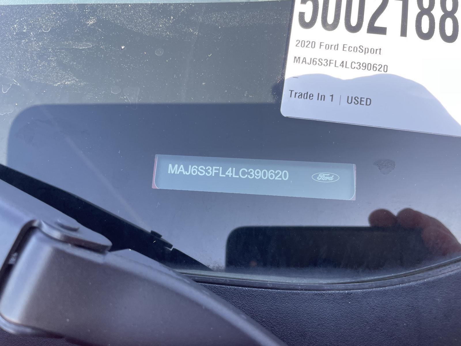 Used 2020 Ford EcoSport S SUV for sale in Lincoln NE