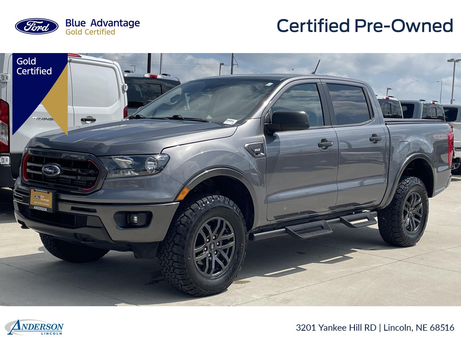 Carbonized Gray 2022 Ford Ranger Pickup Truck Four-Wheel Drive Automatic