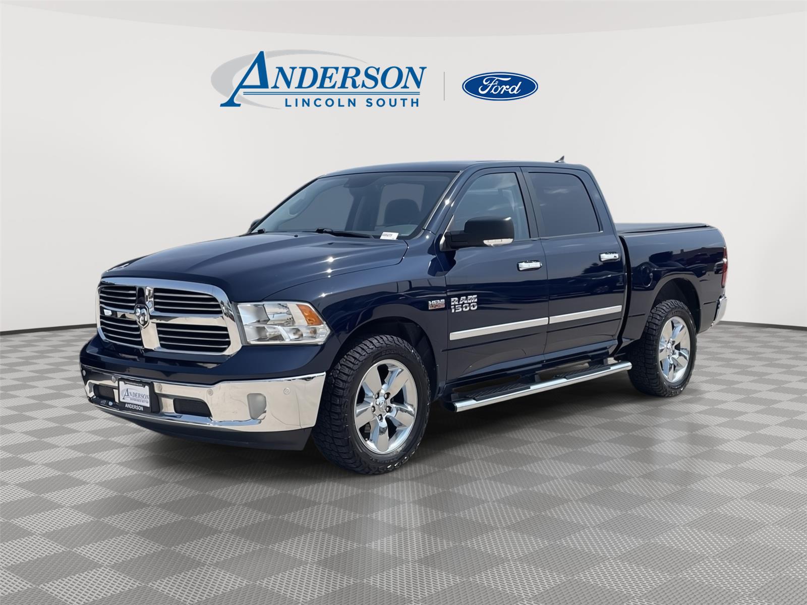 True Blue Pearlcoat 2016 RAM 1500 Pickup Truck Four-Wheel Drive 8-Speed Automatic