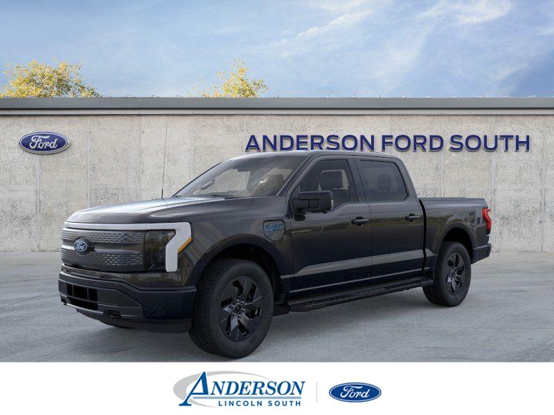 Agate Black 2025 Ford F-150 Lightning Pickup Truck All-Wheel Drive Automatic