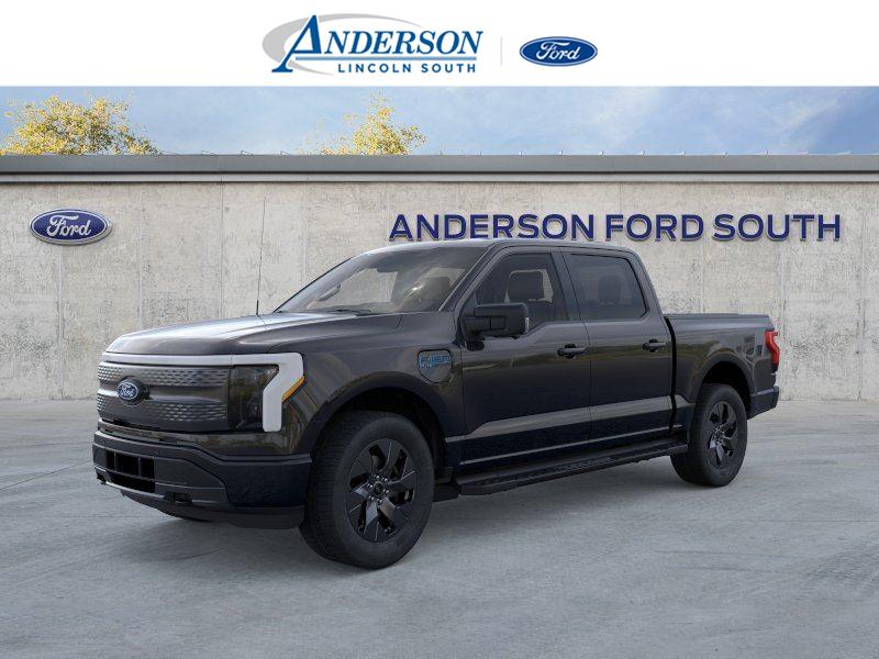 Agate Black 2025 Ford F-150 Lightning Pickup Truck All-Wheel Drive Automatic