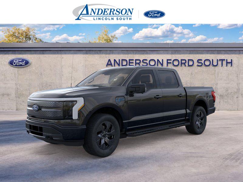 Agate Black 2025 Ford F-150 Lightning Pickup Truck All-Wheel Drive Automatic