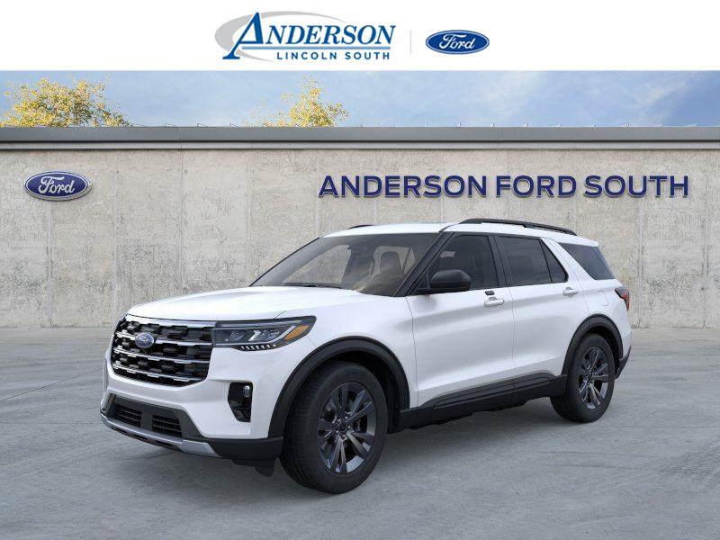 Star White Metallic Tri-Coat 2026 Ford Explorer SUV / Crossover All-Wheel Drive Automatic