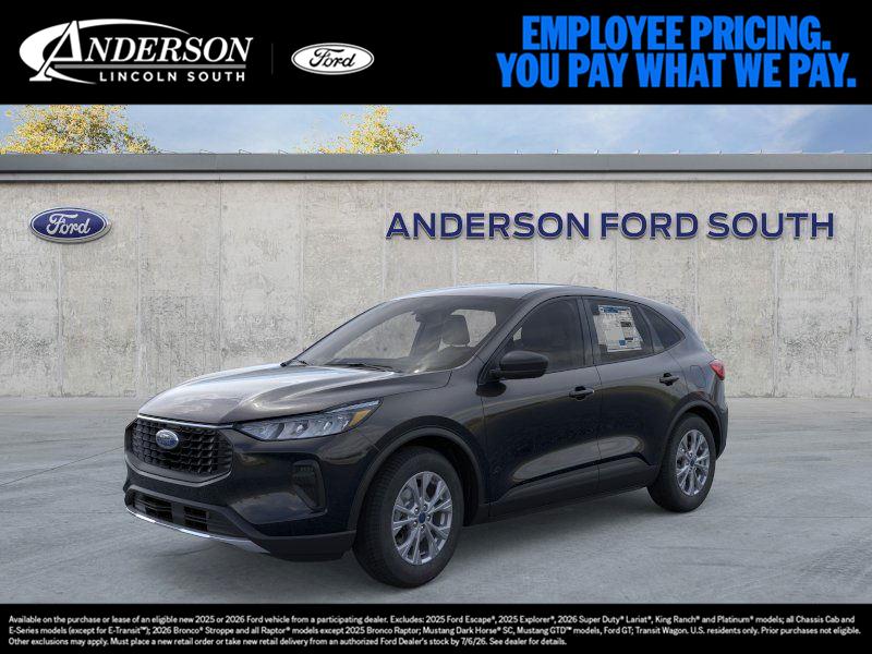 Agate Black Metallic 2026 Ford Escape Active FWD SUV / Crossover Front-Wheel Drive 8-Speed Automatic