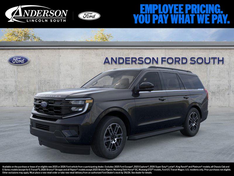 Agate Black 2025 Ford Expedition Active 4WD SUV / Crossover Four-Wheel Drive Automatic