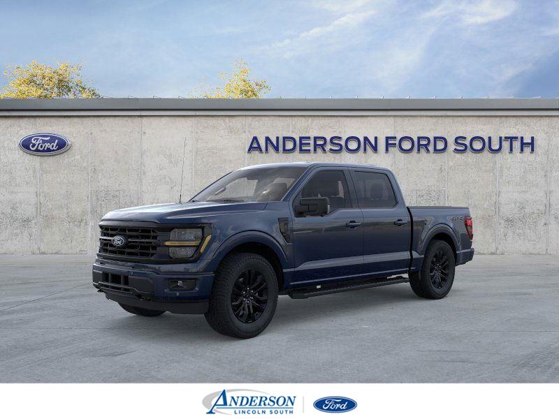 Antimatter Blue Metallic 2026 Ford F-150 XLT SuperCrew 4WD Pickup Truck Four-Wheel Drive Automatic